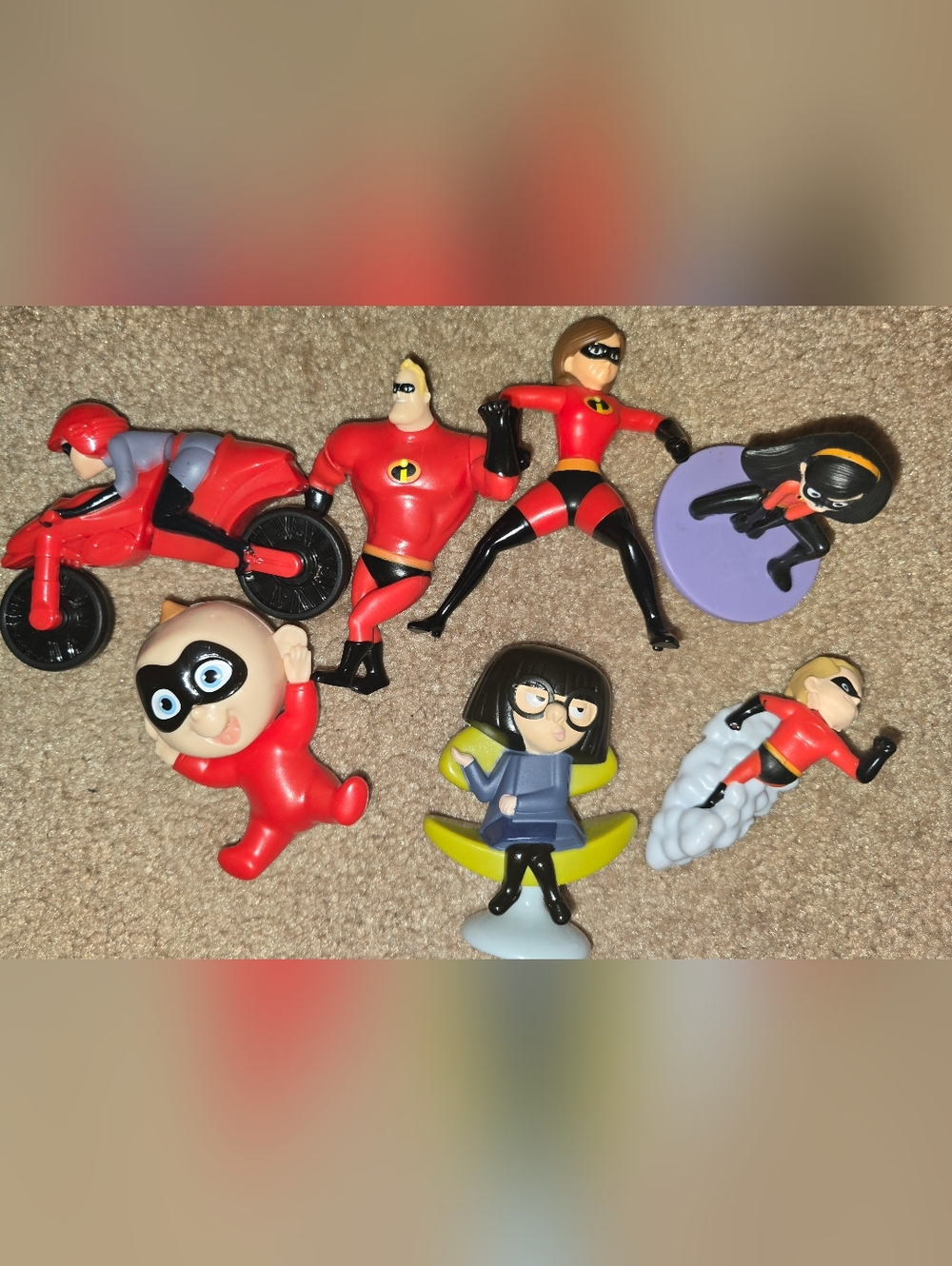 Disney McDonald's The Incredibles 2  Loose Happy Meal Toys